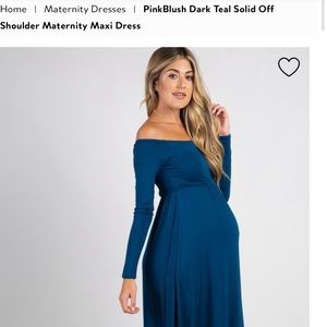 PinkBlush Navy Maternity Dress